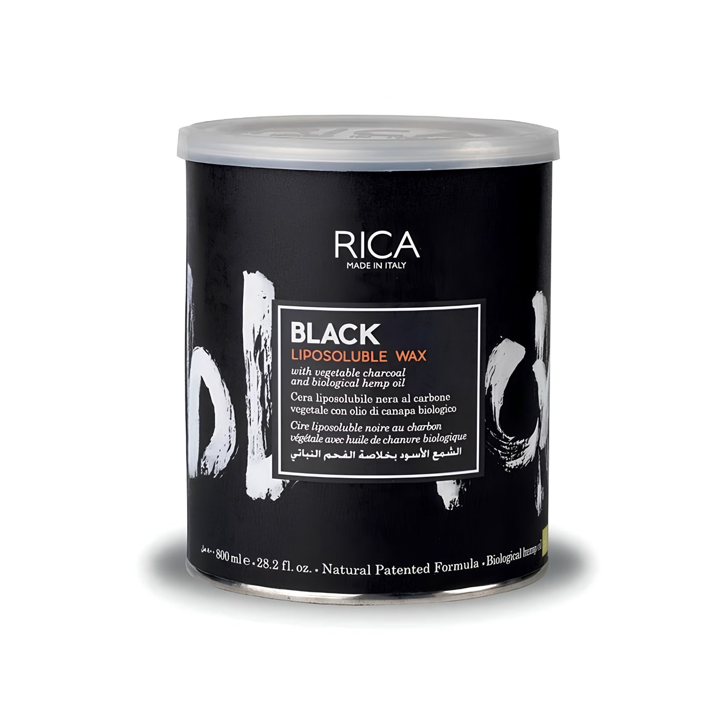 Rica Liposoluble Wax - Black Wax - 800ml