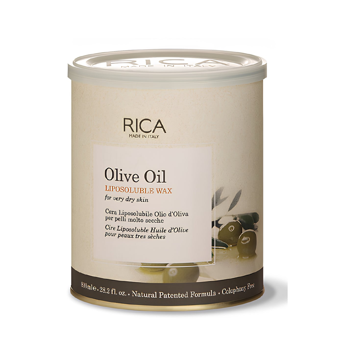 Rica Liposoluble Wax - Olive Oil - 800ml