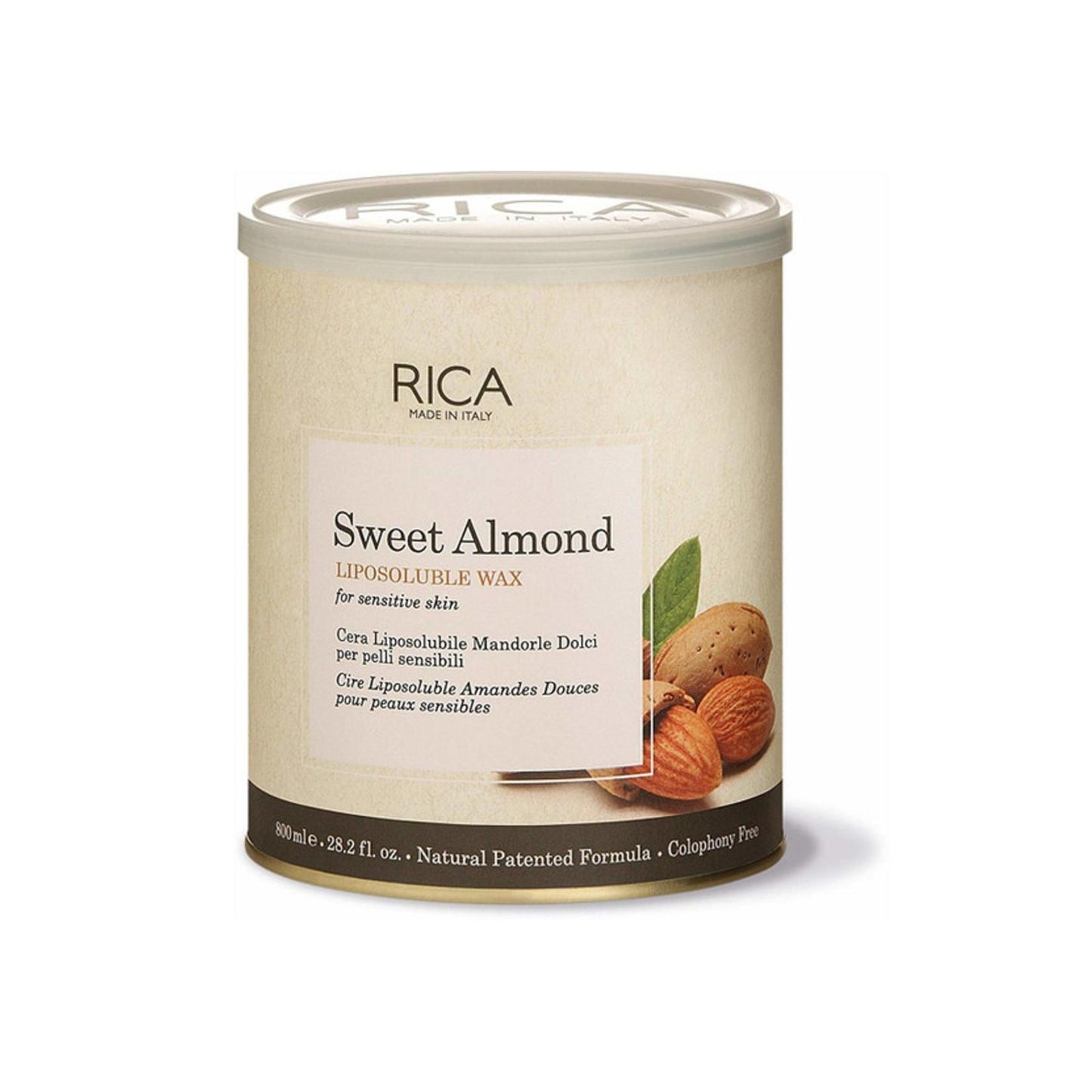 Rica Liposoluble Wax - Sweet Almond - 800ml
