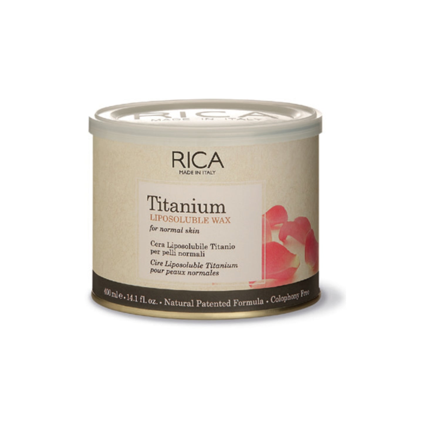 Rica Liposoluble Wax - Titanium - 400ml