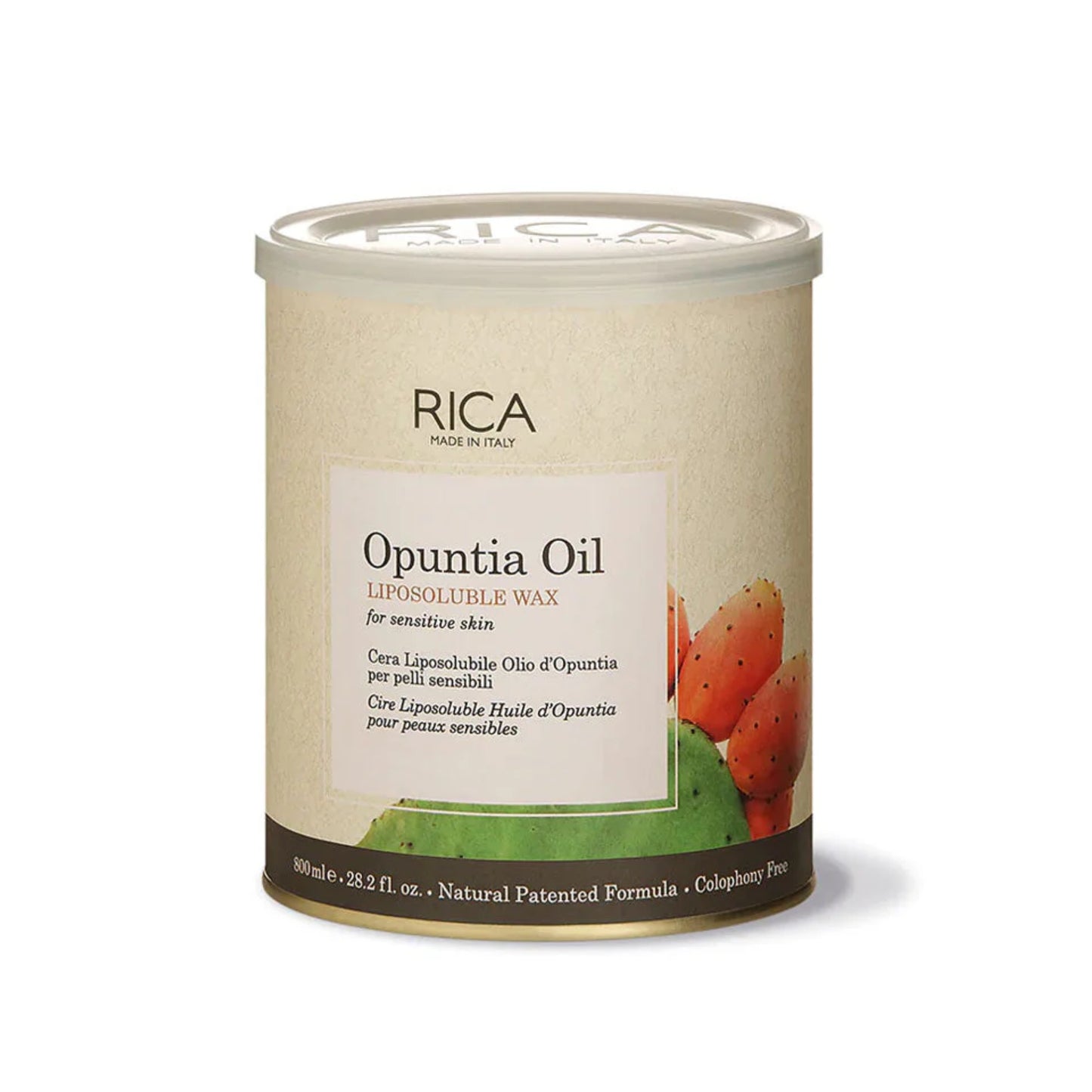 Rica Liposoluble Wax - Opuntia Oil - 800ml
