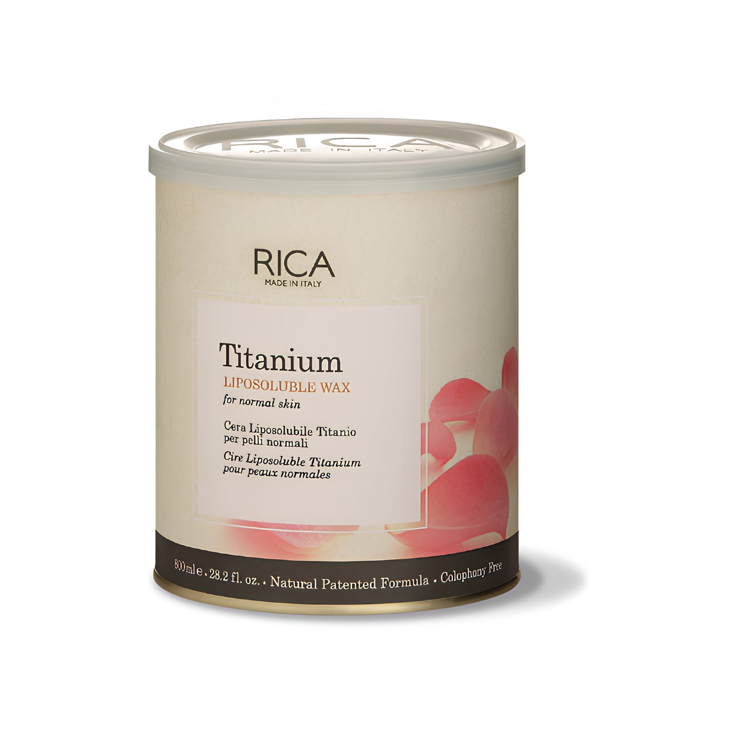 Rica Liposoluble Wax - Titanium - 800ml