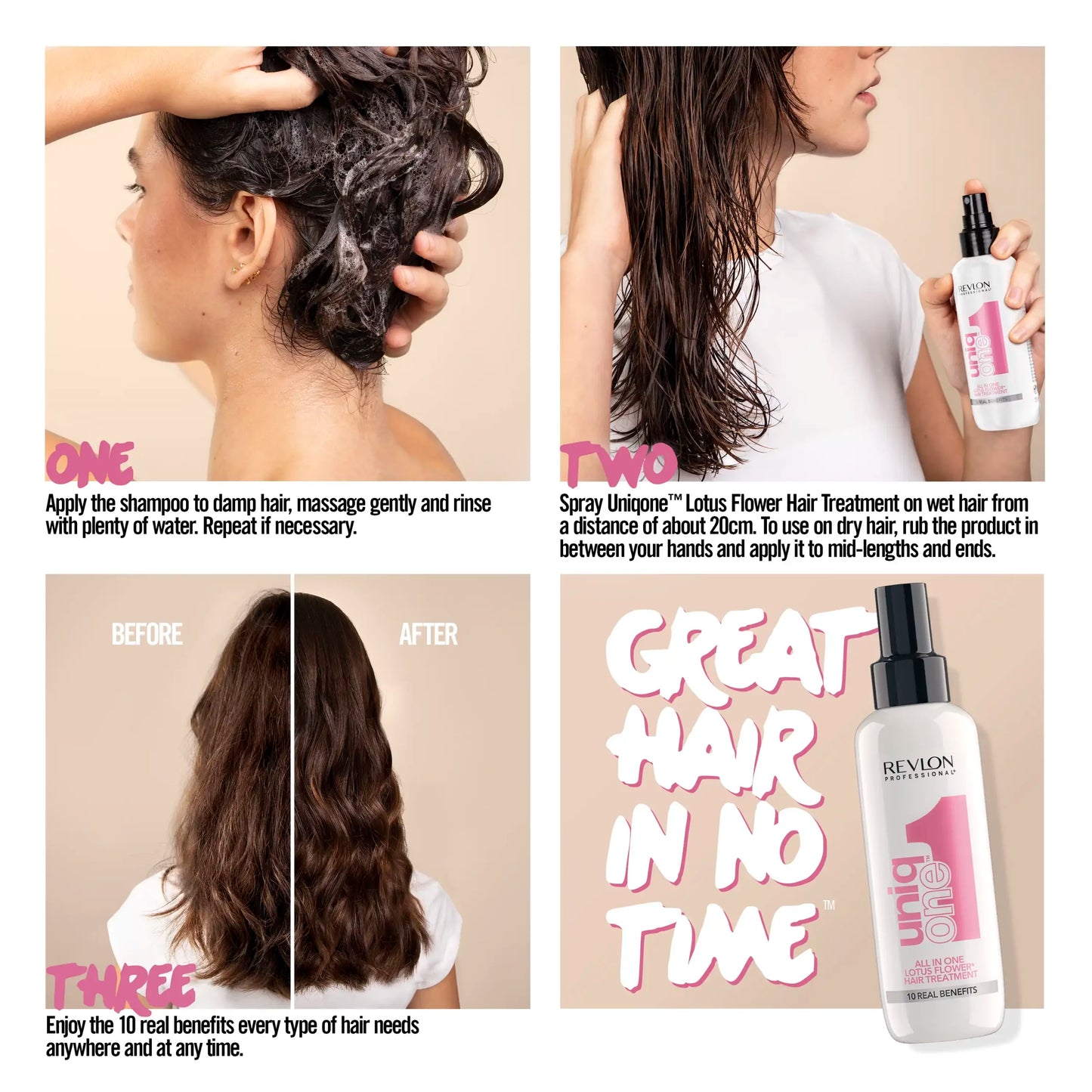 UniqOne™ Hair Treatment - 150ml - Lotus Flower Fragrance